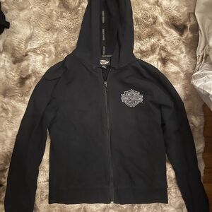 Harley davidson rhinestone jacket